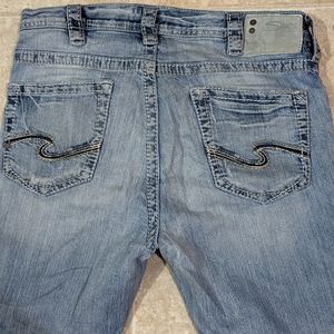 Light wash Grayson style silver jeans